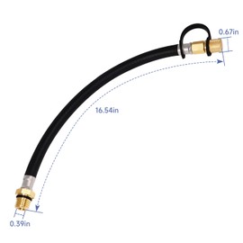 Flex Oil Drain Hose Replace 510440902 for Kawasaki FR600V FR651V FR691V FR730V FX730V FJ180V FS730V FS541 FH721V FH601V FH641V FH661V FH680V for Kubota Z412 Z122R for Toro MX5060 FX730V (Pack of 2)