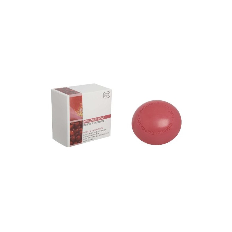 Speick Wellness Soap Shower and Bath Soap Wild Rose and