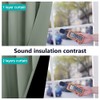 NICETOWN Greyish Green 100% Blackout Window Curtain Panel, Cold and