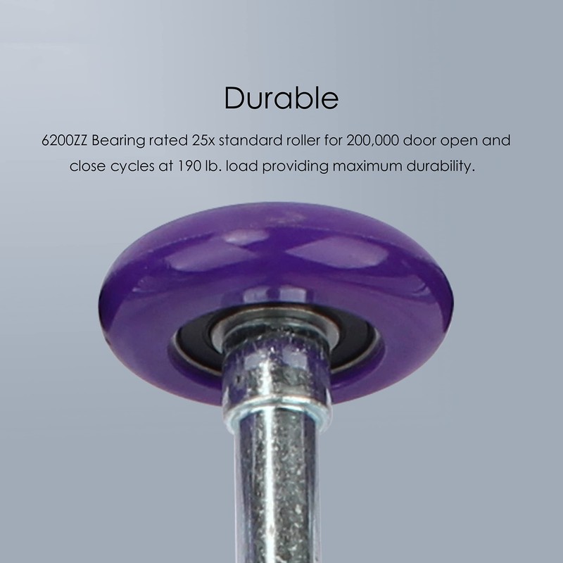 6200ZZ Quiet Garage Door Rollers Bearing Nylon Garage Door Roller