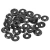 uxcell 50Pcs Cup Washer Countersunk, Iron Black Countersunk Finish Washers