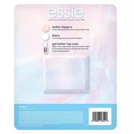 essie Nail Care Kit, Ballet Slippers Nail Polish, Blanc Nail Polish, Gel Setter Top Coat