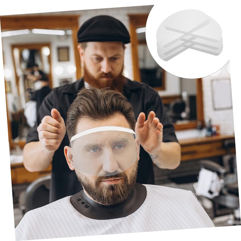 Outanaya Haircut Cover Barber Supplies 25pcs Face Protector for Haircut