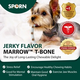 Sporn Dog Dental Toy, Marrow Chew, T-Bone
