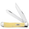 Caso Trapper Bolsillo Cuchillos, Cromo vanadio, Yellow CV