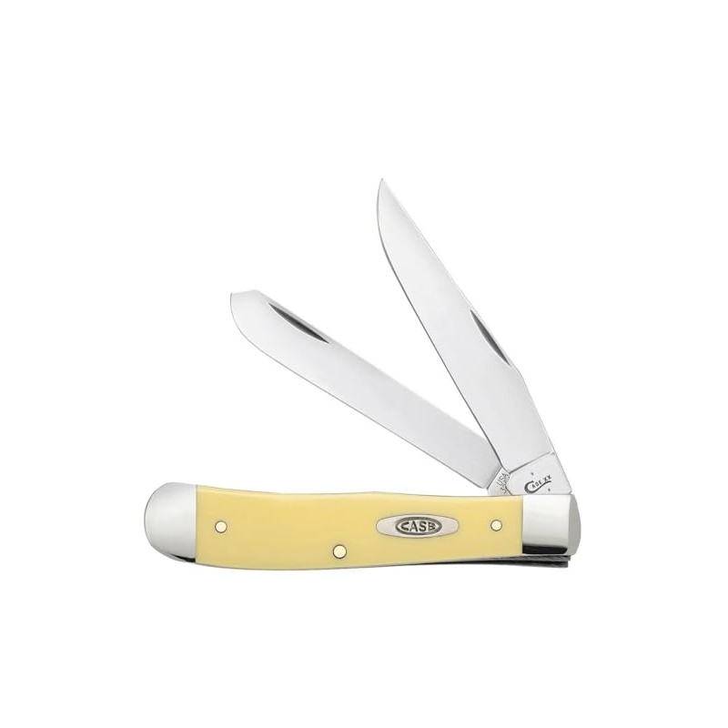 Caso Trapper Bolsillo Cuchillos, Cromo vanadio, Yellow CV