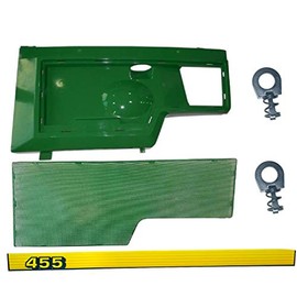 LH Side Panel/Screen/Sticker Set/Panel Retaining Clip Kit AM128983 M116021 Fits John Deere 455 UP SN