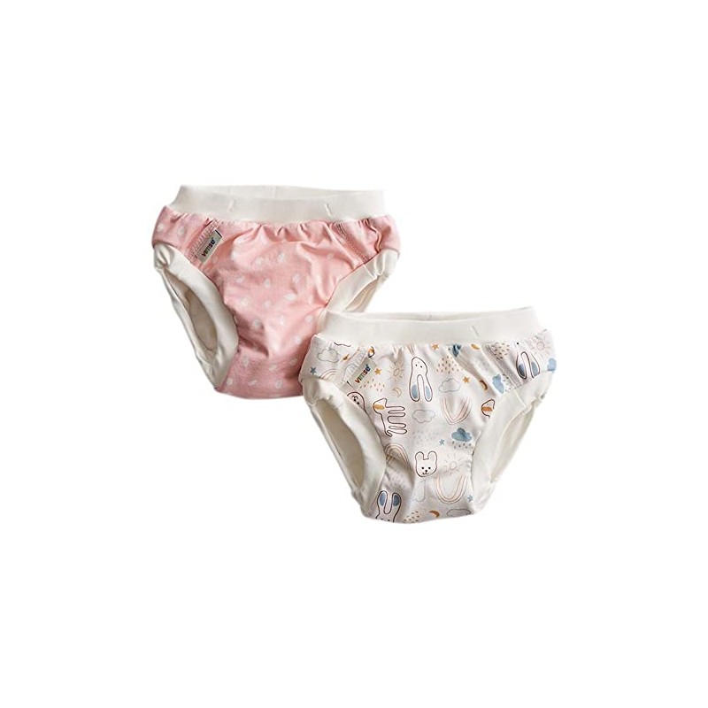 Imsevimse Pink Dots/White Teddy Training Pants - Large - Pack