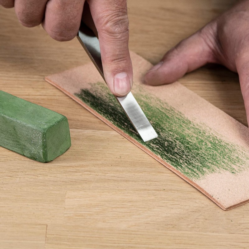 Trend Honing Compound and Leather Strop Kit, Hone & Polish