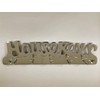 Shiny Nickel Plated Solid Brass" House Keys" Key Hook 5