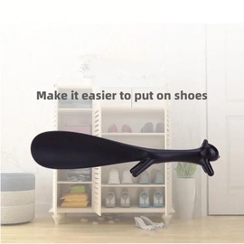 Squirrel shaped shoe horns, short distance travel shoehorn, children and elderly, cute home shoe puller