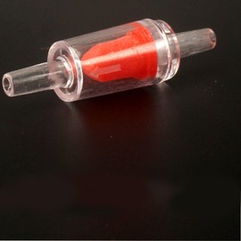Armastuse Aquarium Check Valve,10 Pcs One Way Non-Return Check Valve,4mm Aquarium Air Pump Accessories(Red)