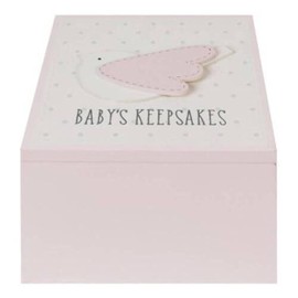 Widdop Petit Cheri Pink Baby's Keepsake Box