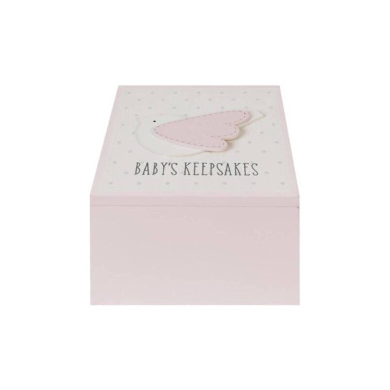 Widdop Petit Cheri Pink Baby's Keepsake Box
