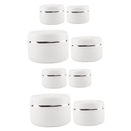 FOMIYES 8 Piezas Caja De Crema Botella De Crema Dispensador Contenedor Contenedor De Viaje Loción De Viaje Bote De Crema Con Tapa De Rosca Frascos De Tamaño De Viaje Botella De Muestra