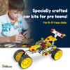 3 Bees & Me STEM Car Building Erector Toy Kit