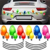 Blulu 20 Pcs Luminous Christmas Car Magnets Set, Xmas Holiday