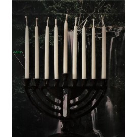 Pure CHANUKAH BEESWAX CANDLES pure beeswax, 100% cotton wicks Smokeless drip-less - 5"