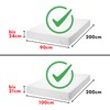 Jacobson Jersey Fitted Sheet, Cotton Bed Sheet (90 x 200