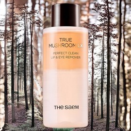 The Saem Eye Makeup Removal Skin-Friendly Eye Makeup Remover True Mushroom LX Perfect Clean Lip and Eye Remover 4 Pieces 150ml / 더샘 눈 화장 지우기 피부 친화적 아이 메이크업 제거제 트루 머쉬룸 엘엑스 퍼펙트 클린 립 앤 아이 리무버 4개 150ml