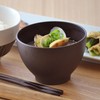 Tableware East Wood Grain Soup Bowl Small 360cc Dark Brown