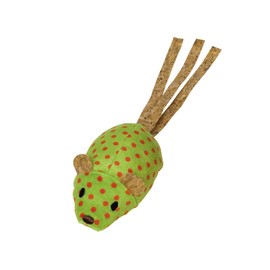 Nobby Plush Mouse with Catnip Green 20 cm