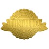 Great Papers! Outstanding Ribbon Embossed and Gold Foil Certificate Seal,