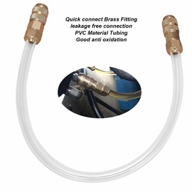 Boat Hydraulic Steering Bleed Kit, Outboard Oil Filler Hose Bridge Tube Kit Boat Steering System Kit Power Steering Flush Kit Boat Bleeder Hose Quick Connect Bleed Kit for Boats