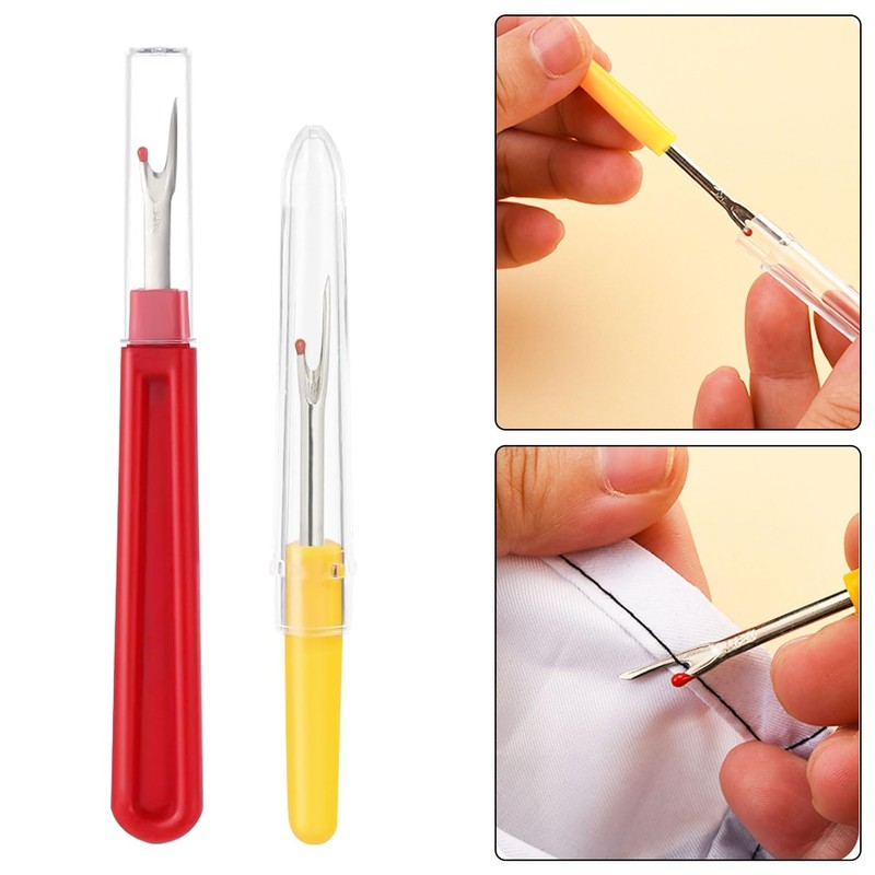 2 Piece Stitch Removal Tool, Portable Effortless Quick Stitch Removal