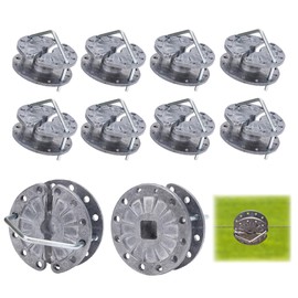 Electric Fence Wire Strainer, 10Pcs Rapid Wire Tensioner, Fence Tightener, for Fencing Tool and Tightening Metal Fence Post