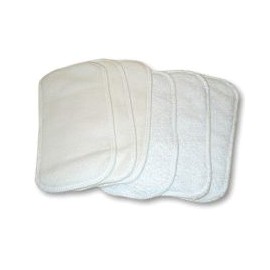 Nature Babies Fleece Terry Wipes Pack of 10 British Made