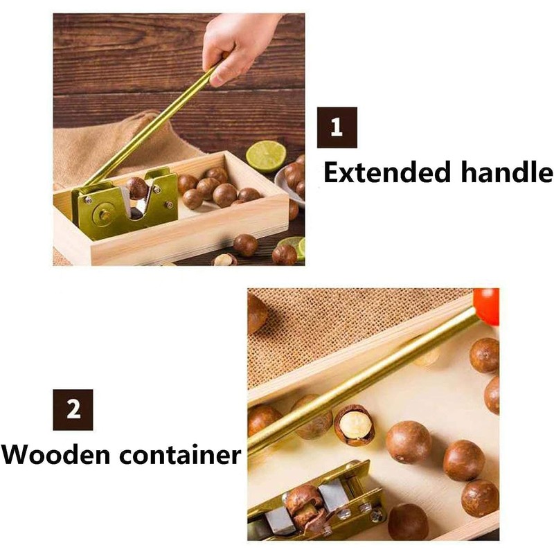 HXC-BLG Nutcracker, walnut cracker, nut cracker with lever function, adjustable