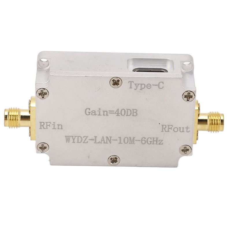 Low Noise Amplifier 40DB Gain 10M To 6GHz Precise Transmission