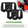 Set of 2 Universal Roller Wheel Skid Snow Thrower Shoes,