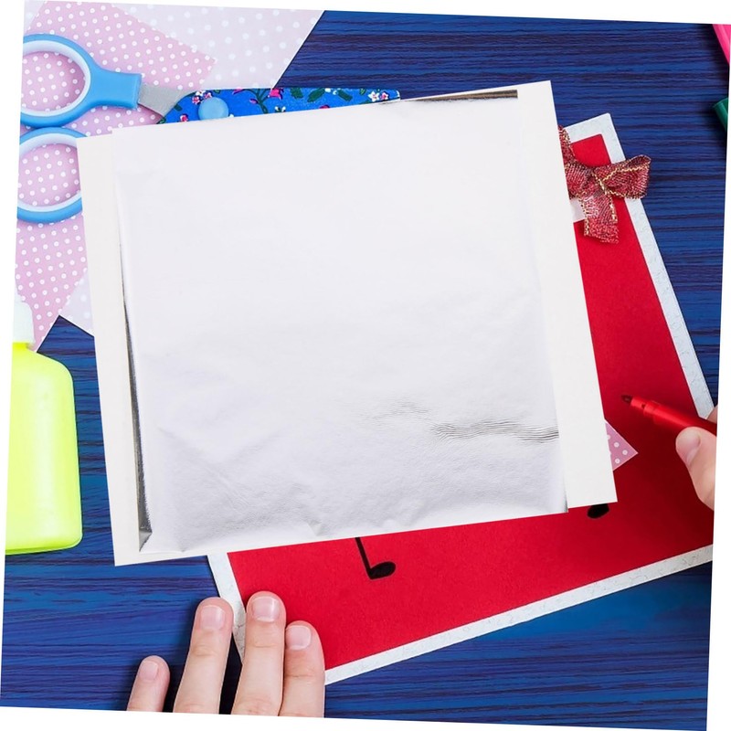 LALAFINA Shiny Gold Foil Transfer Sheets 200 Sheets Pack Heat