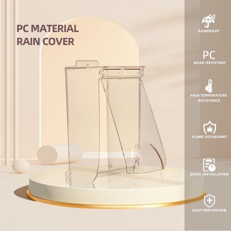 Funda impermeable para timbre, cubierta impermeable para timbre, resistente a