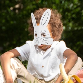 COHEALI 16pcs Animal Blank Masks for Painting Cute Paper Party Masks for Boys and Girls for Birthdays School Activities and Masquerades