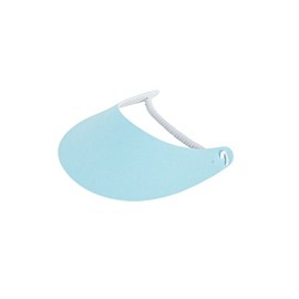 Foam Coil Sun Visor (Aqua Blue/Peacock)