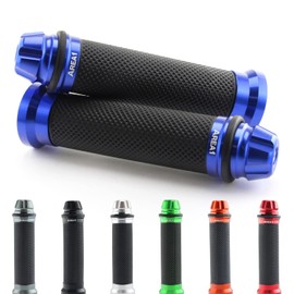 Area1 handlebar grips motorbike for RM-Z 250 450, DR 125 SM, TS 125 250, Van Van 125 200, Sixteen, Avensis, Epicuro, 125 150, FL Address 50 125 UK 110 NM (Dome,blue,22/24/25mm)