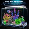 Ameliade Aquarium Artificial Plastic Plants Decorations and Rock Cave Decor