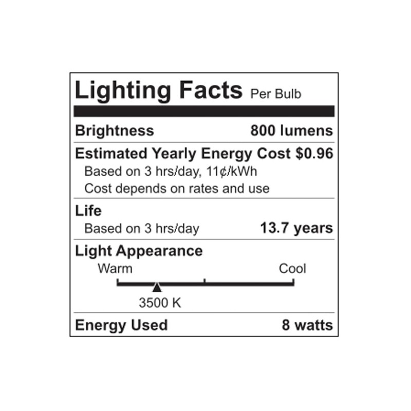 GE Classic LED 60 Watt Replacement, Bright White, A19 General