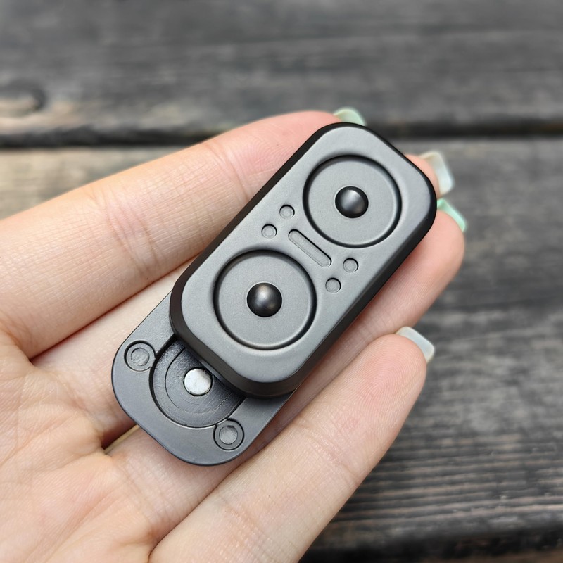 T-Conceal Fidget Spinner Owl Metal Fidget Slider Decompress Magnetic Toys