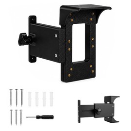Adjustable Doorbell Brick Extender Mount Compatible with Ring Battery Doorbell, Extension Bracket with Cable Channel, Expand Viewing Angle, Fits 3.1-5.5 Inch Wall Thickness for Brick Wall Door