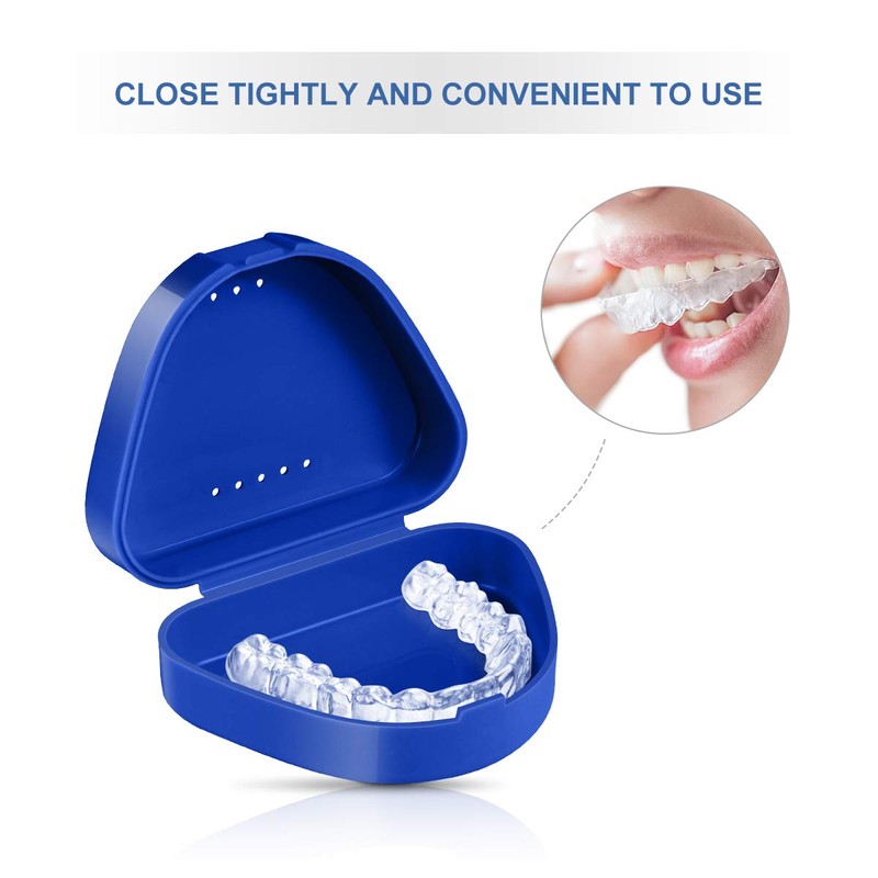 Healifty Retainer Case 6PCS Mouth Guard Case with Vent Holes