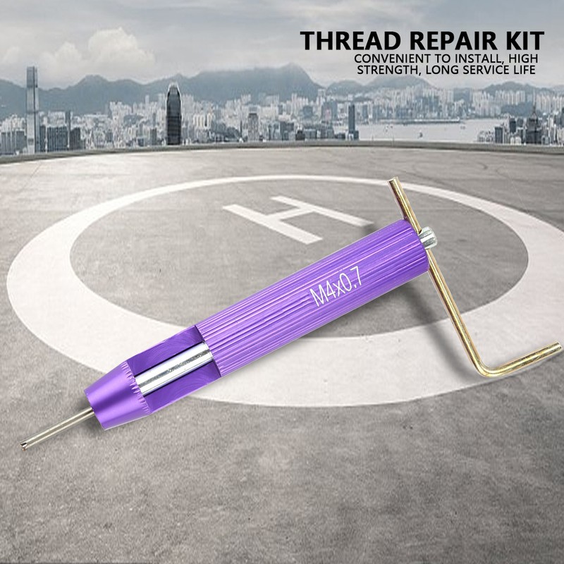 M4*0.7 Screw Threaded Inserts Repair Tool Set Wire Insert Installation