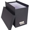 Bigso John Fiberboard Label Frame Desktop File Storage Box -