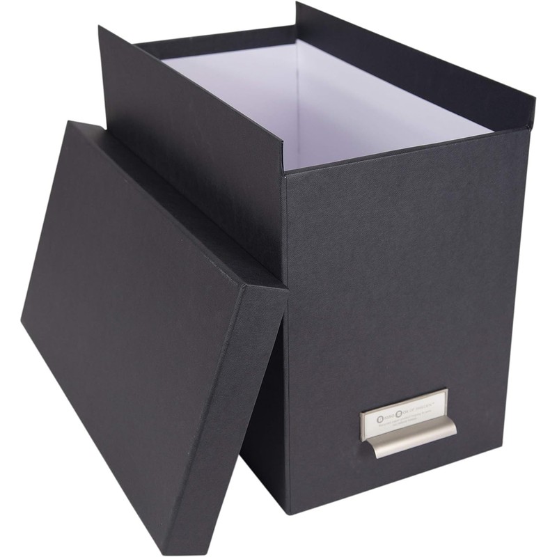Bigso John Fiberboard Label Frame Desktop File Storage Box -