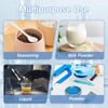 NIIIYTYB 6Pcs Milligram Measuring Spoons Set Exact MG Scoops for