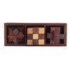 Ortus Arts Wooden 3D Puzzles Game 3-in-1 Soma Cube| Interlocking