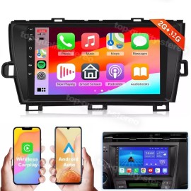JOYINCAR For Toyota Prius 2010-2015 Apple Carplay Car Stereo Radio Android 13 Navi GPS BT